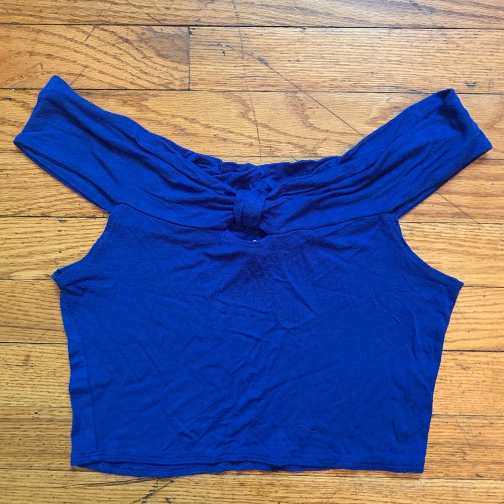Off the Shoulder Crop Top